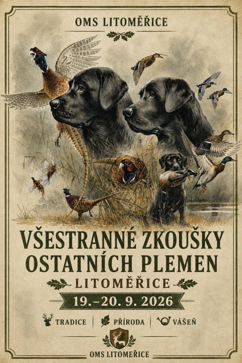 Všestranné zkoušky ostatních plemen 19.-20.9.2026